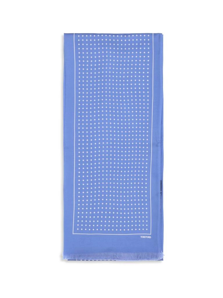 Tom Ford Tom Ford Polka Dot Satin Scarf