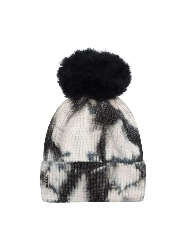 Gorski Knit Hat with Toscana Lamb Pompom 1