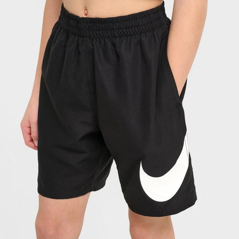 NIKE Big Kids' Nike Stacked Logo Swim Shorts 5
