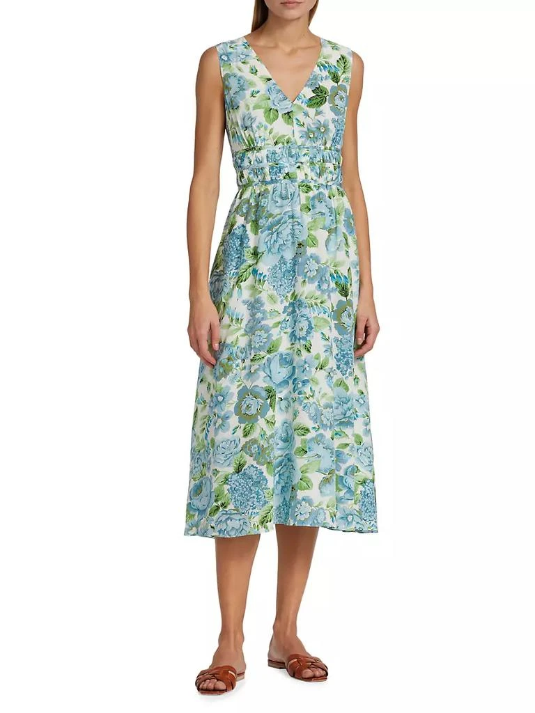 Tahari The Victoria Floral Midi-Dress 3
