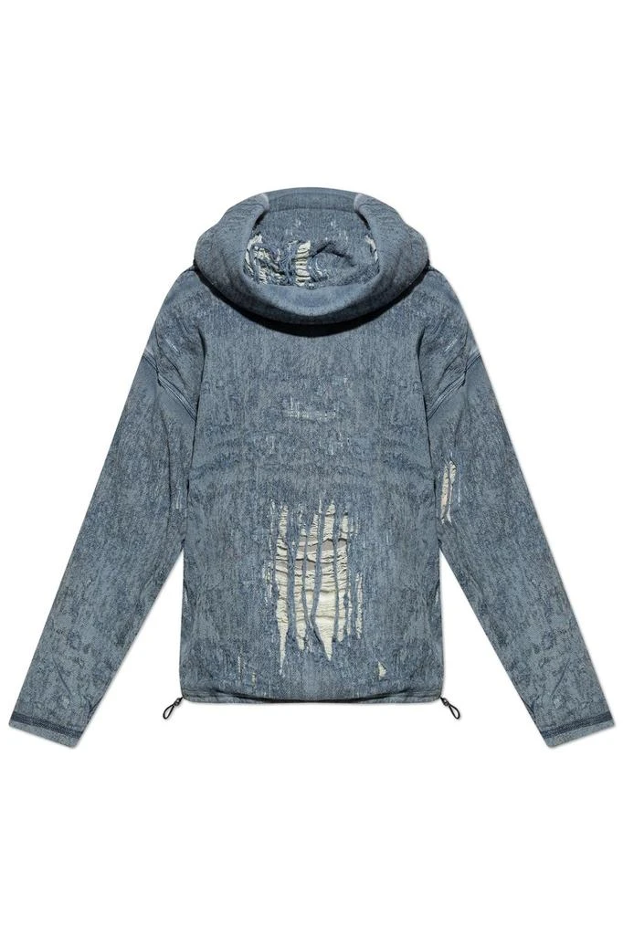 Diesel Diesel D Umbrix Fsg Distressed Hoodie 1