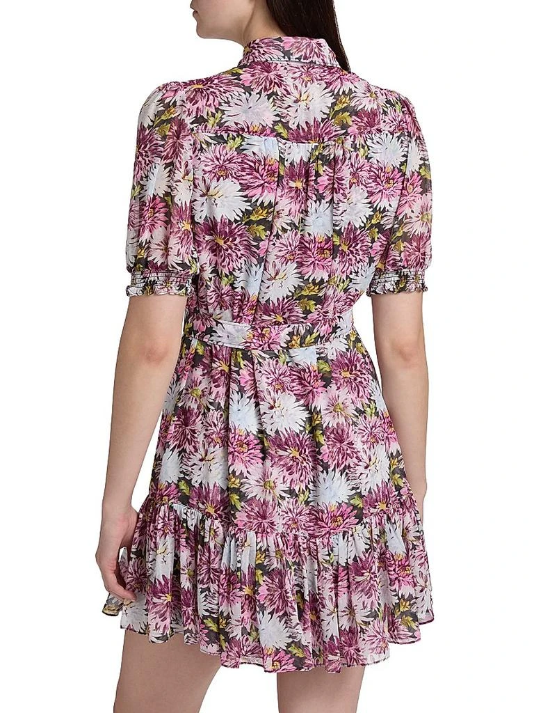 Cinq à Sept Halbini Dahlia Print Minidress 5