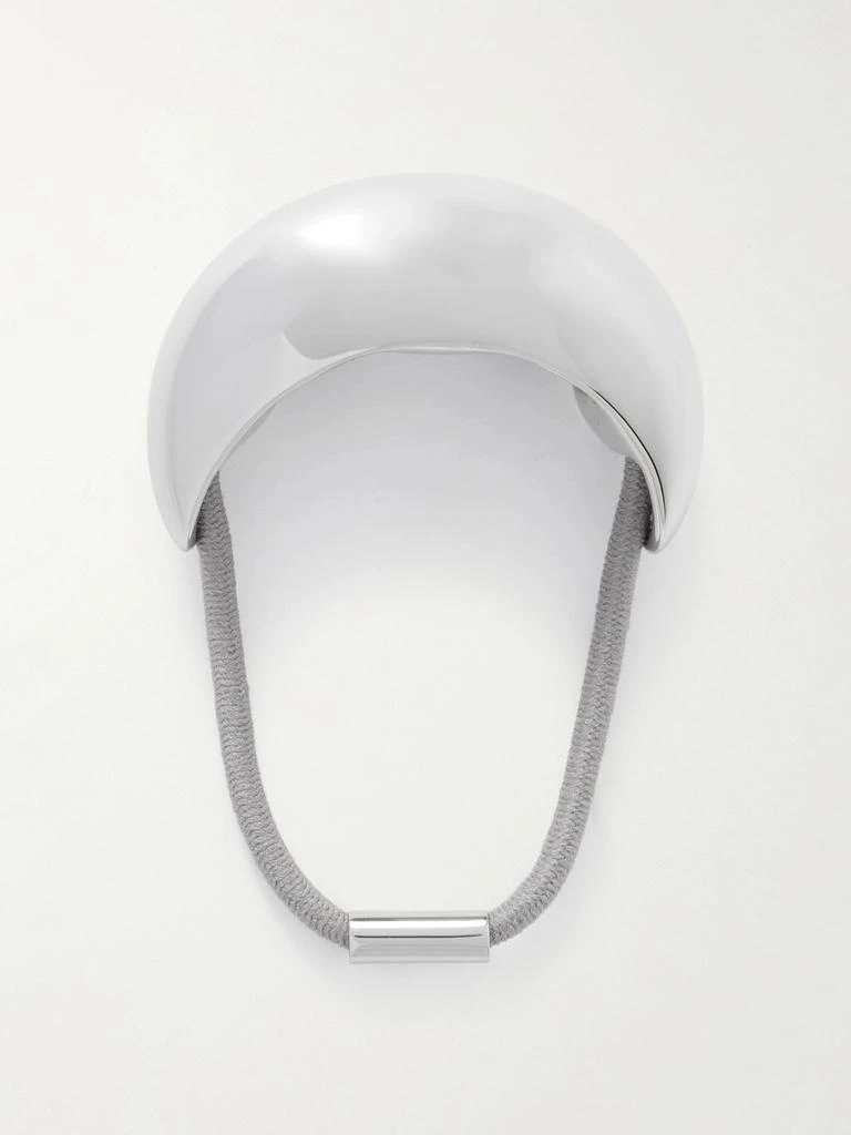 Jennifer Behr Mona Silver-tone Hair Tie