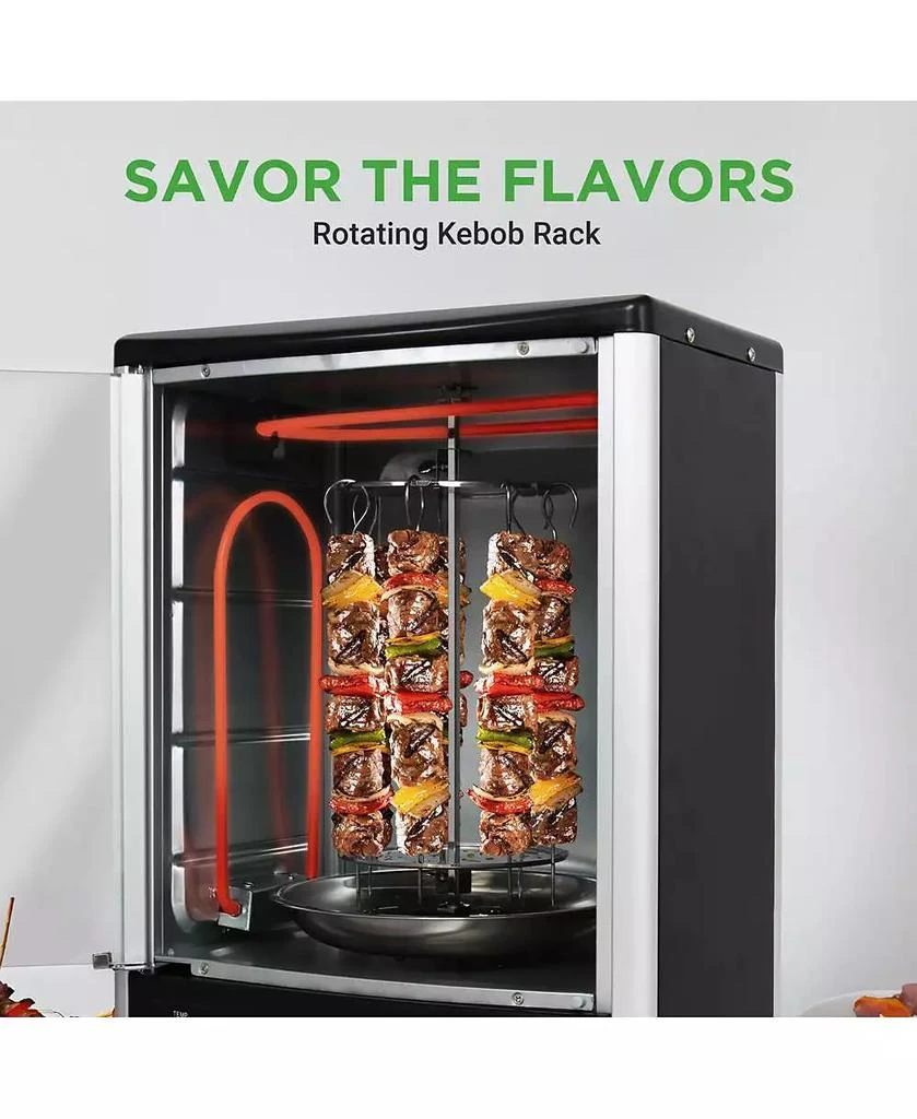 NutriChef Multi-Function Vertical Oven - Countertop Rotisserie Oven with Bake 
Roast Cooking 2