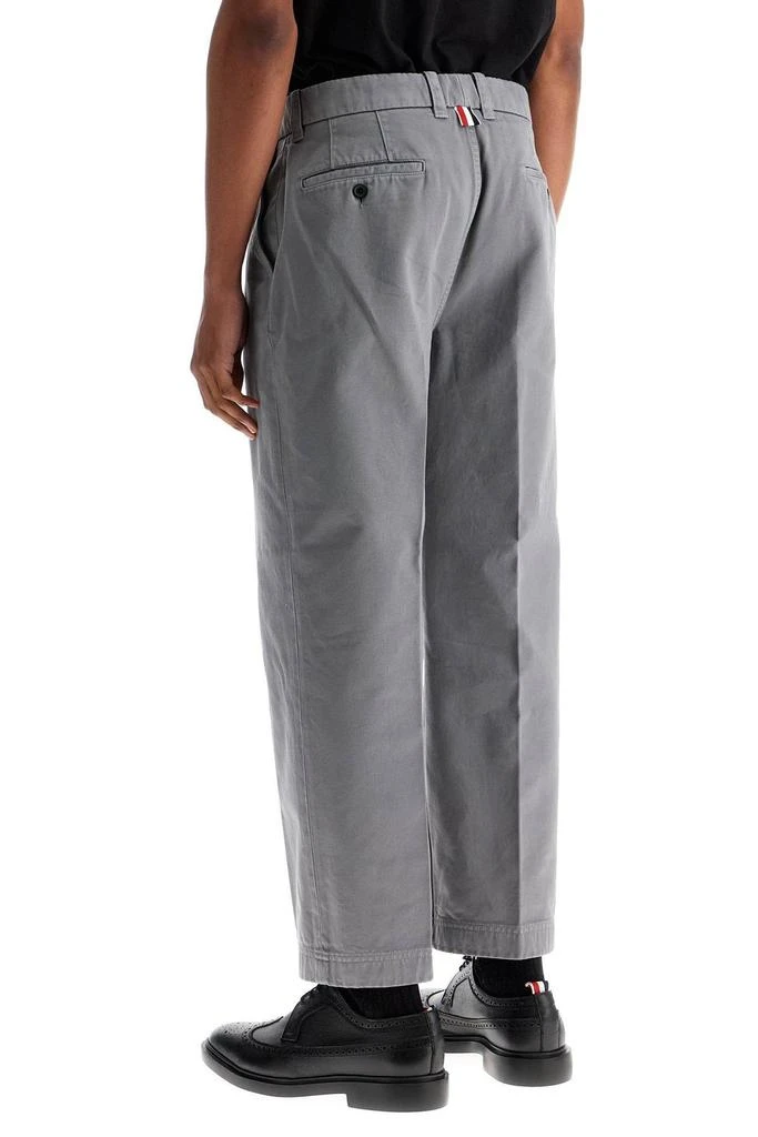 Thom Browne Thom Browne Pressed Crease Tapered Leg Chinos 3