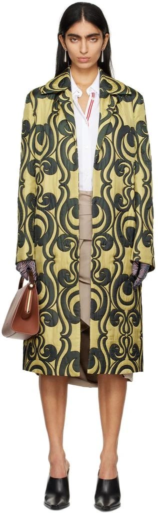 Dries Van Noten Khaki Roltas Coat 1