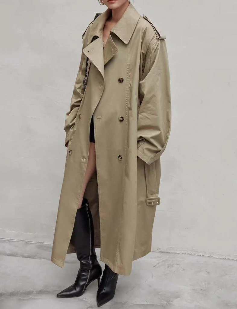 Pixie Market Oversized Padded Trench Coat 9