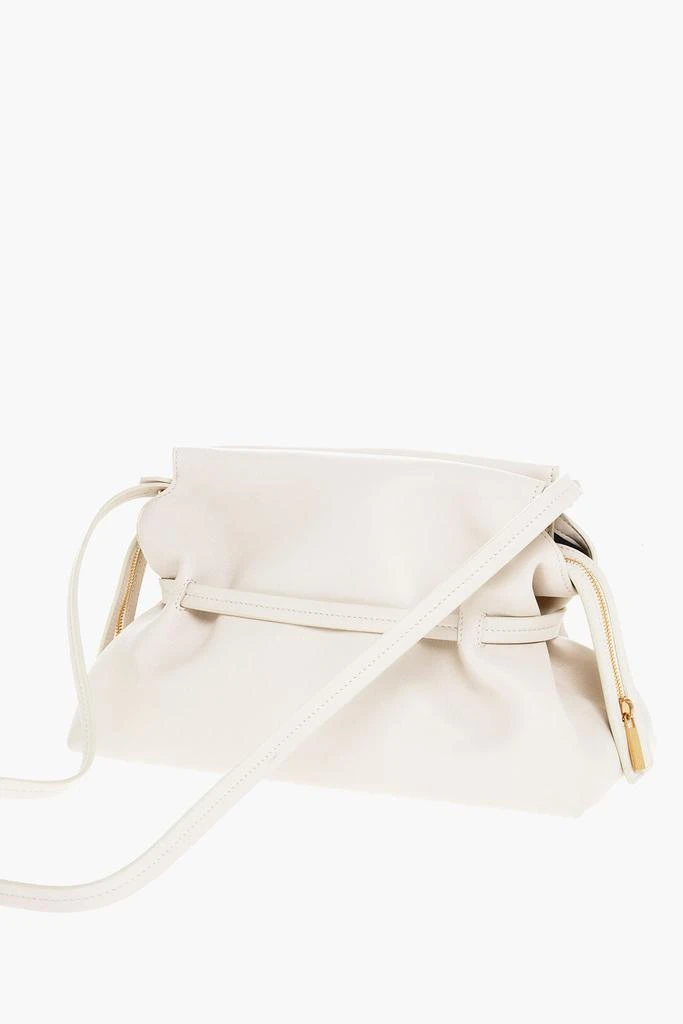 Off-White Solid Color Leather Clutch 2