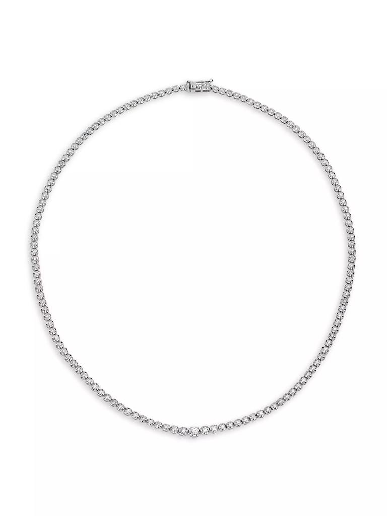 Meira T 14K White Gold & Diamond Tennis Necklace