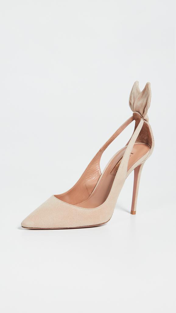 Aquazzura 105mm Bow Tie Pumps