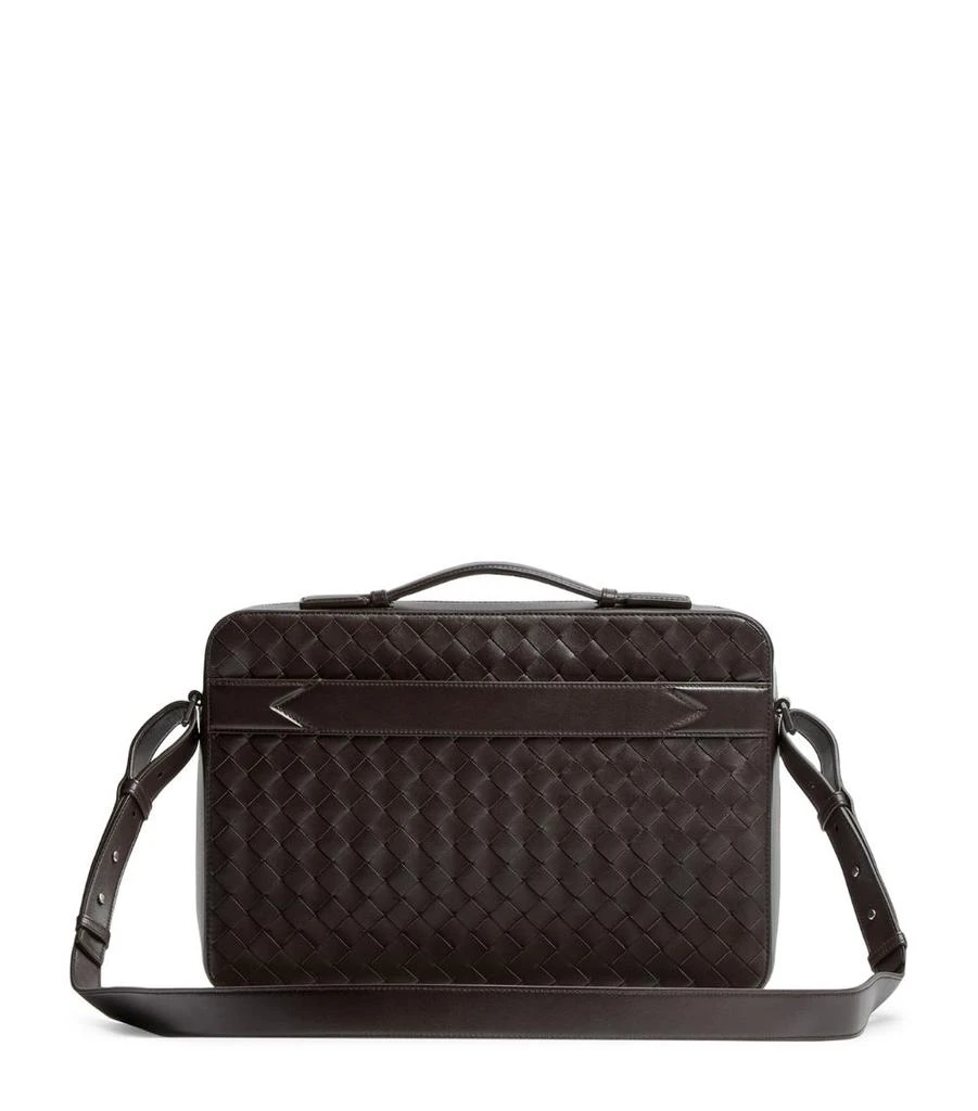 Bottega Veneta Slim Intrecciato Leather Getaway Briefcase 1