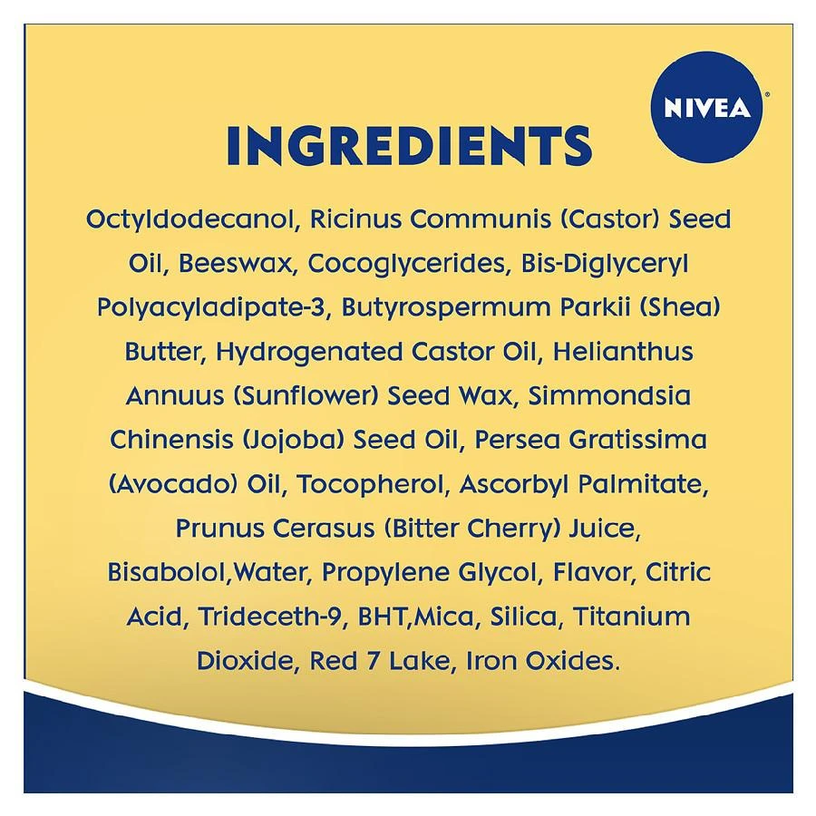 Nivea Tinted Lip Care Cherry 3