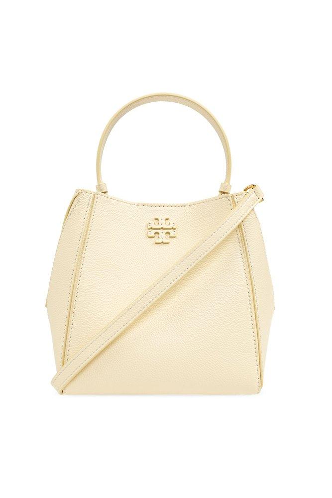 Tory Burch Tory Burch Small McGraw Logo Plaque Bucket Bag