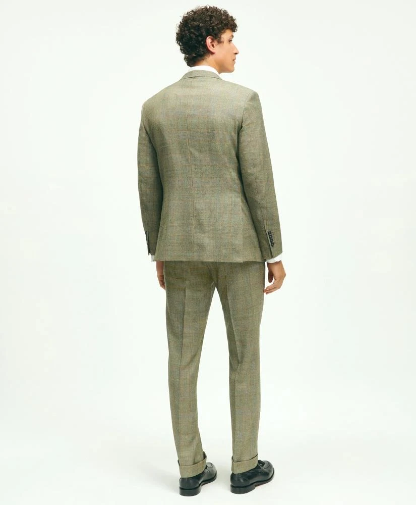 Brooks Brothers Classic Fit Stretch Wool Windowpane 1818 Suit 2
