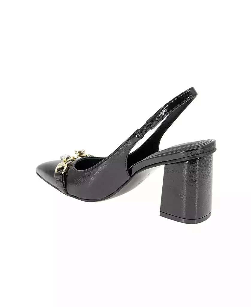 BCBG Women's Gardin Slingback Block Heel Pumps 6