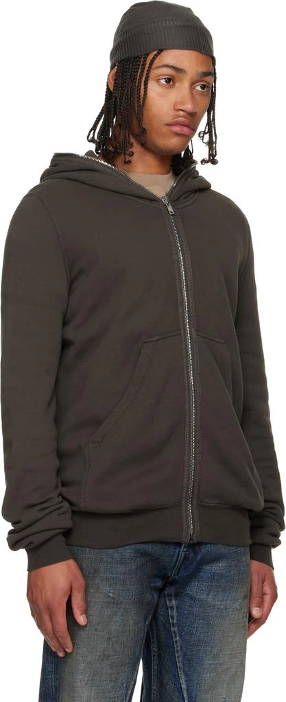 Rick Owens Gray Concordians Micro Mountain Hoodie 2