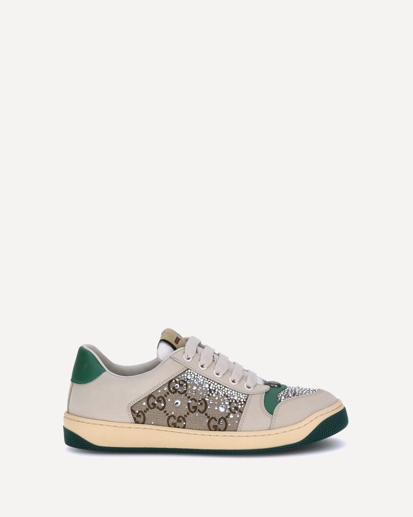 Gucci Rhinestone Screener Sneakers