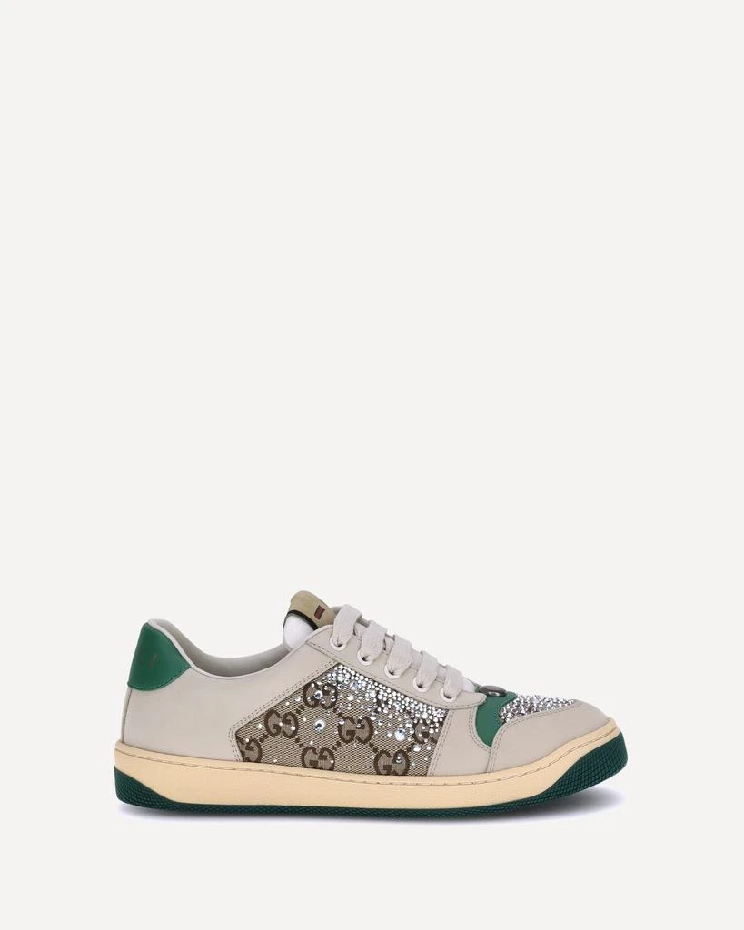 Gucci Rhinestone Screener Sneakers 1