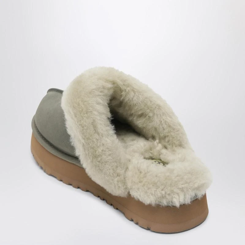 UGG Disquette moss green eather slip-ons 4