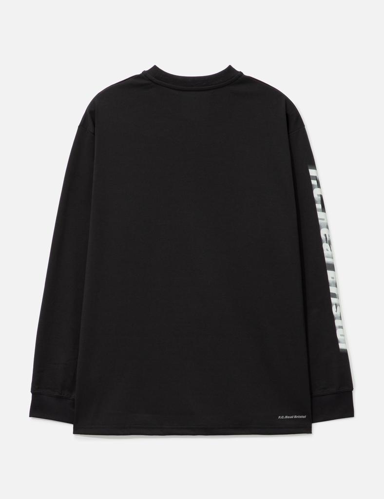 F.C. Real Bristol Blurred Logo Long Sleeve Team Pocket T-shirt