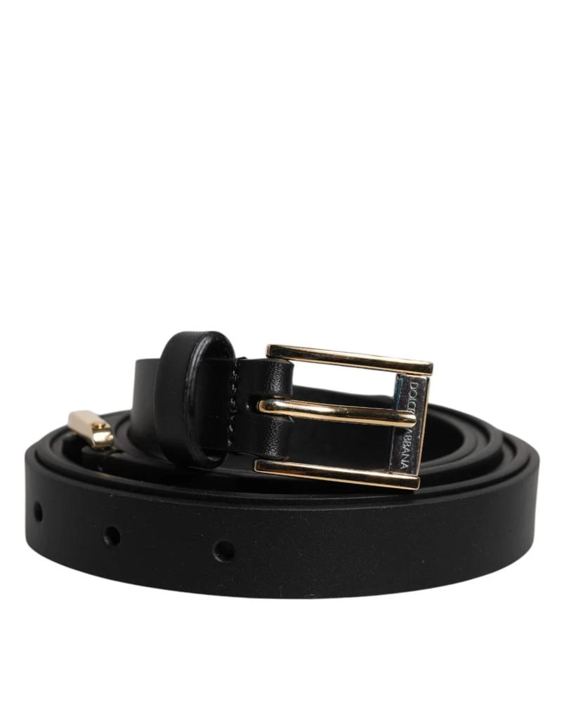 Dolce 
Gabbana Calfskin Classic Metal Logo Buckle Men
s Belt