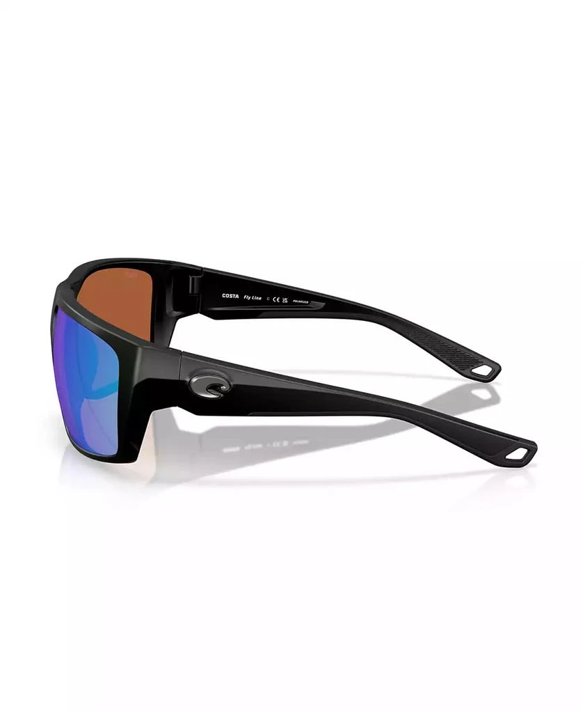 Costa Del Mar Men's Fly Line Polarized Sunglasses, 6S9129 5