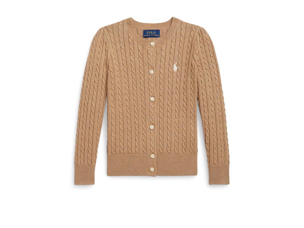 Ralph Lauren Mini-Cable Cotton Cardigan (Toddler/Little Kid)