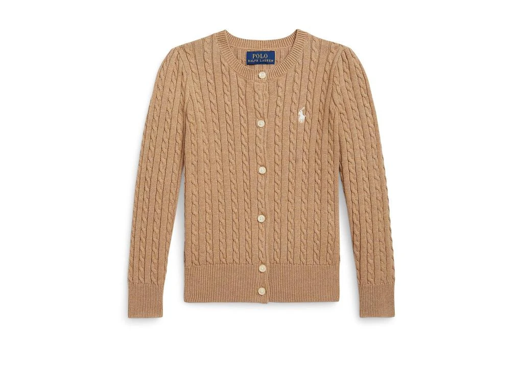 Ralph Lauren Mini-Cable Cotton Cardigan (Toddler/Little Kid) 1