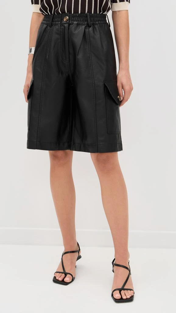 BAUM UND PFERDGARTEN Neeto Faux Leather Shorts 6