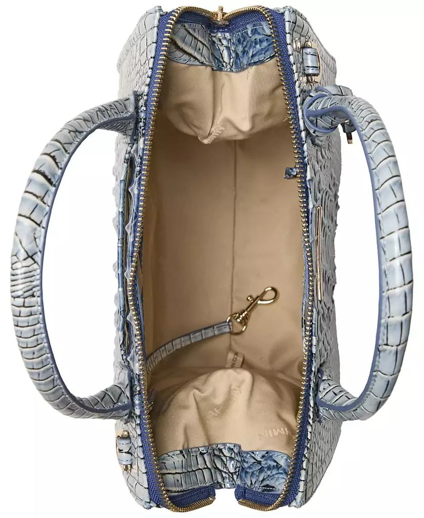Brahmin Small Caroline Melbourne Embossed Leather Satchel 5