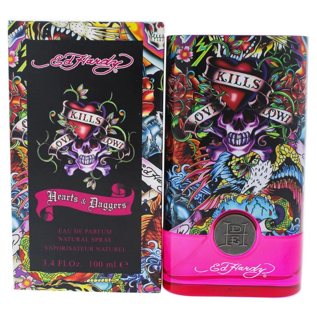 Christian Audigier Ed Hardy Hearts Daggers by  for Women - 3.4 oz EDP Spray 1