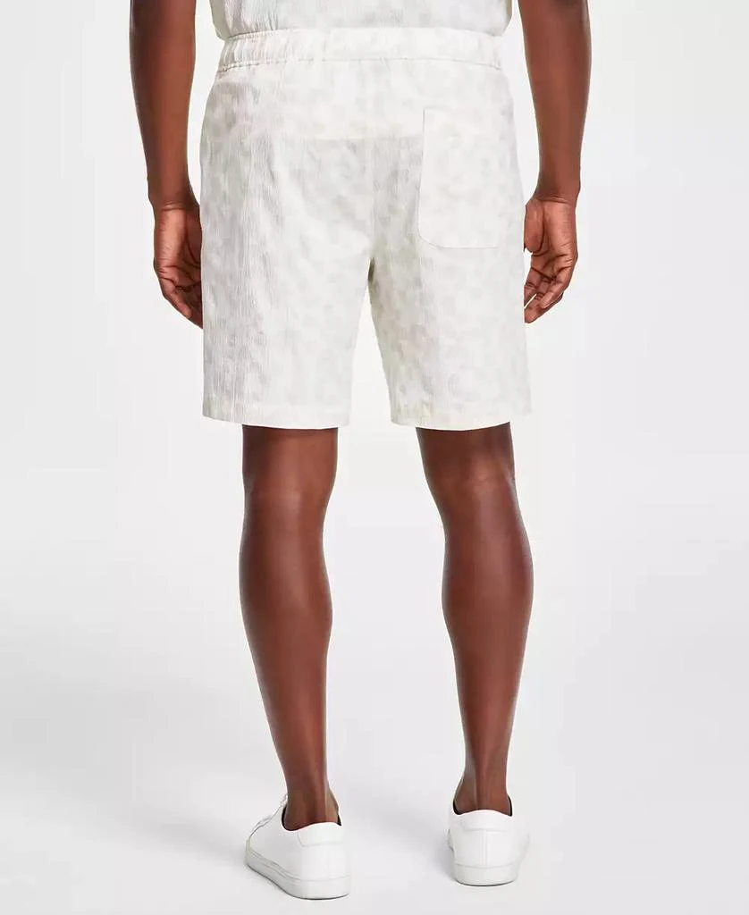 Alfani Men's Grand Regular-Fit Geo-Print 8" Seersucker Shorts, Created for Macy's 2