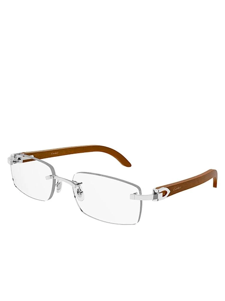 Cartier Cartier Rimless Rectangular Glasses 2