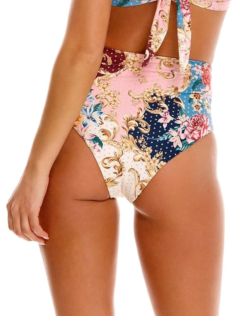 Agua Bendita Riveria Radiance Alicia Blush Floral Bikini Bottom 4