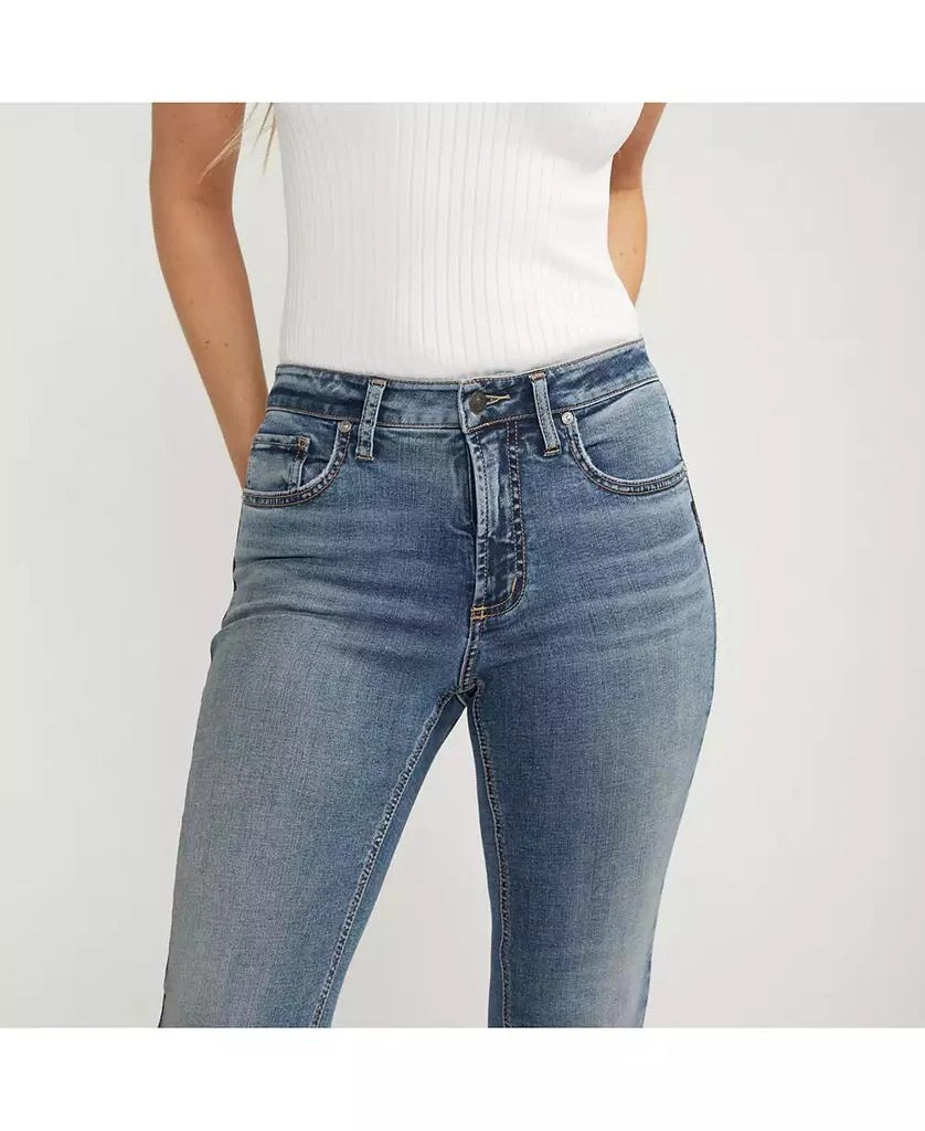Silver Jeans Co. Women's Most Wanted Mid Rise Straight Jeans 4