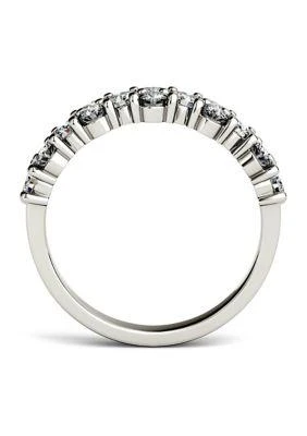 Charles 
Colvard 1.2 ct. t.w. Moissanite Stackable Band in 14K White Gold 3