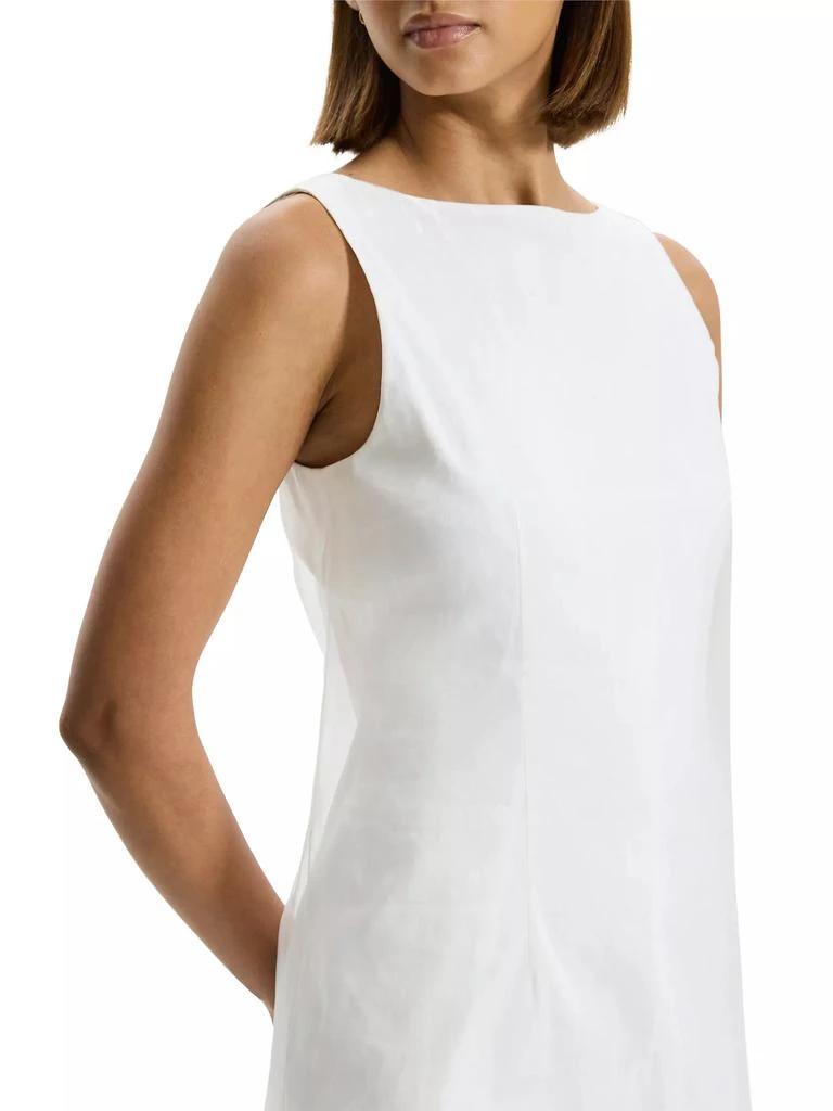 Theory Organza Overlay Midi Dress 5