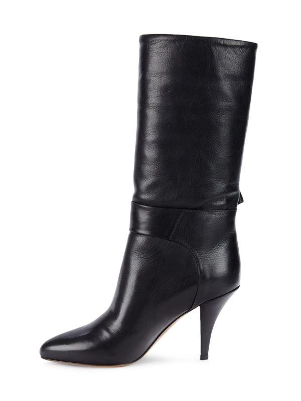 Valentino Studded Bow Leather Boots 4