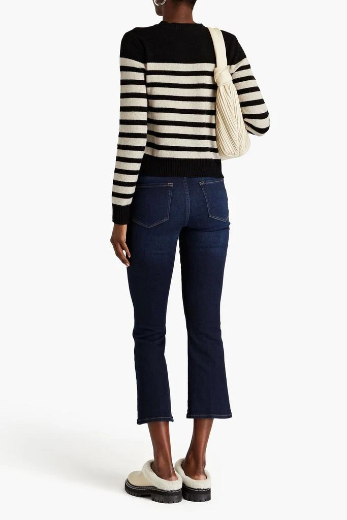 FRAME Le Crop Mini Boot cropped high-rise bootcut jeans 3