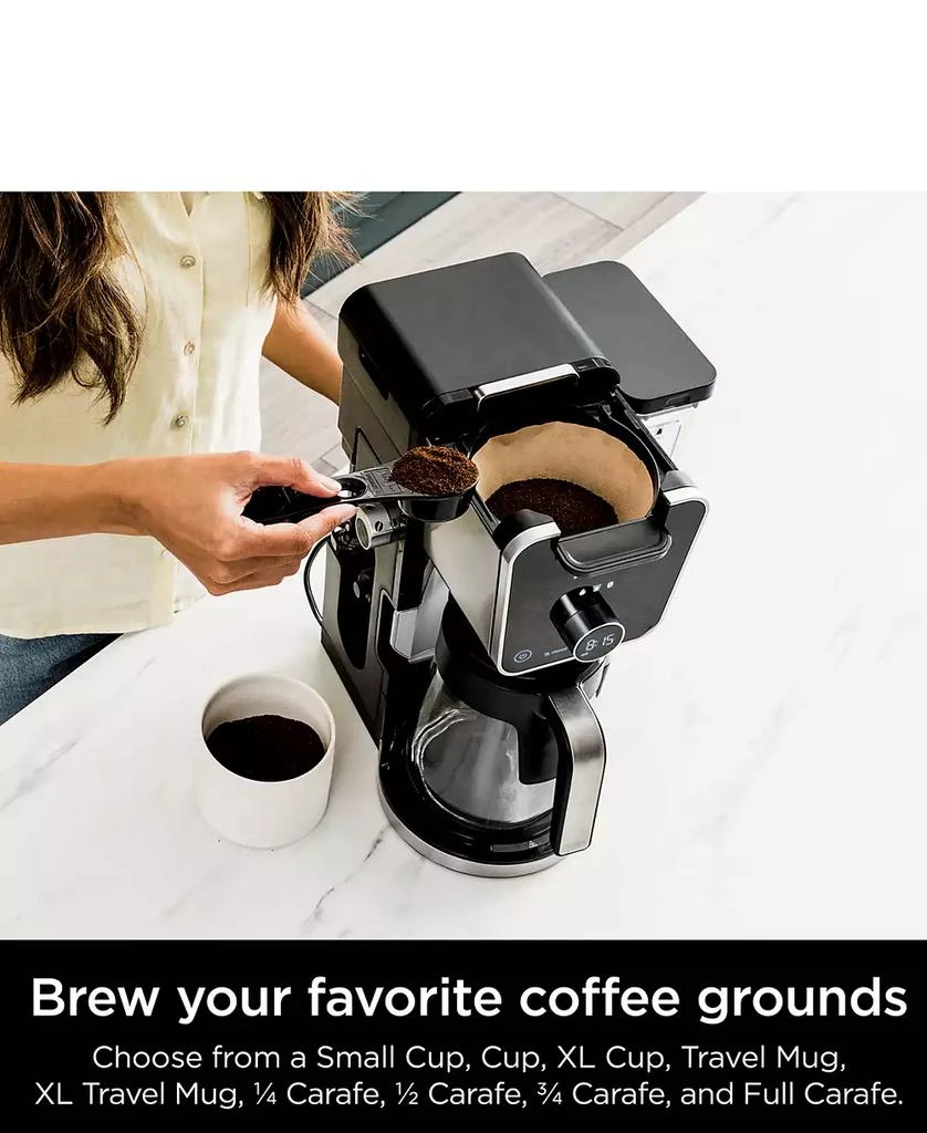 Ninja CFP301 DualBrew Pro Specialty Coffee System, Single-Serve, Compatible with K-Cups & 12-Cup Drip Coffee Maker 8