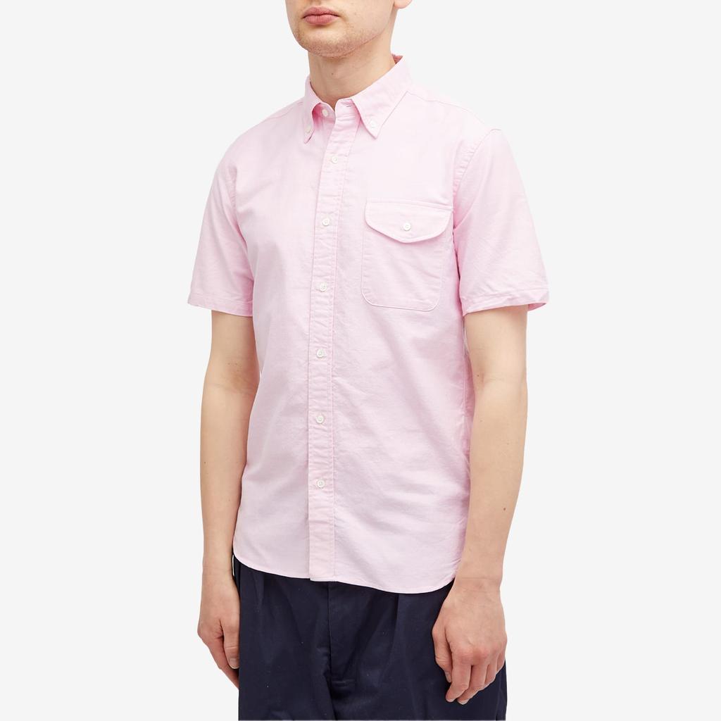 Beams Plus Beams Plus Button Down Short Sleeve Oxford Shirt