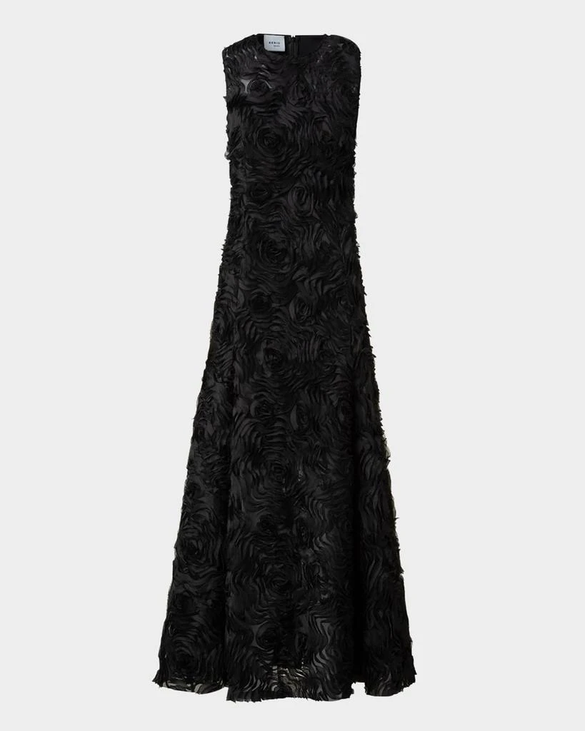 Akris Mixed-Media 3D Carnation Tulle Dress 1