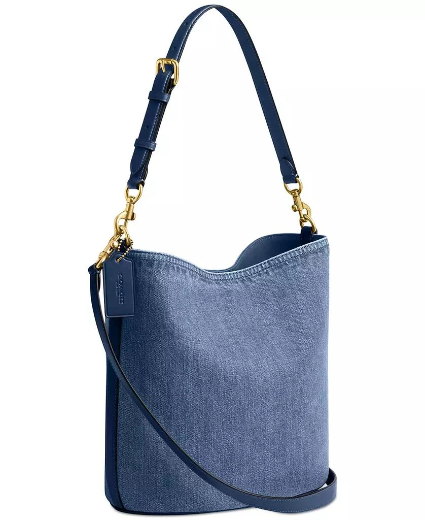 Coach Willow Soft Small Denim Bucket Bag 2