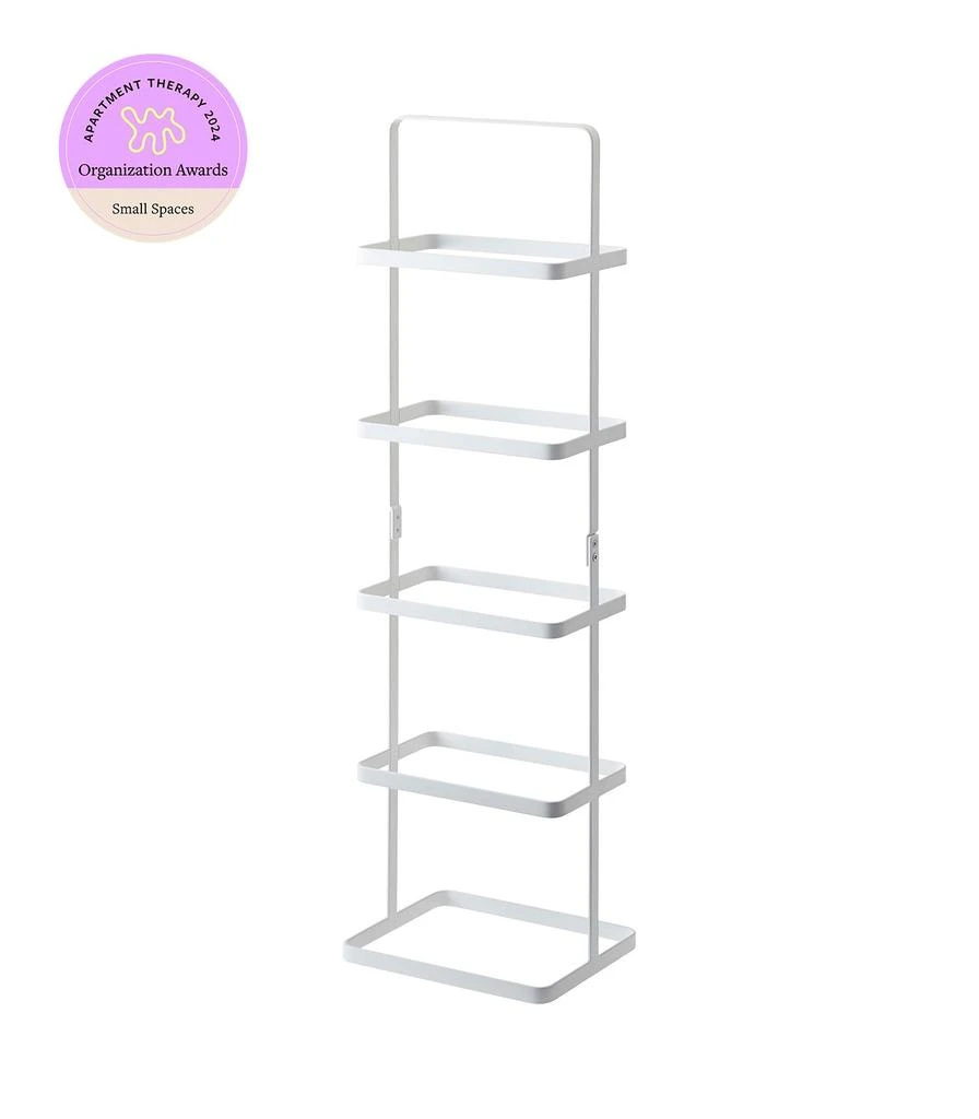 Yamazaki Home Shoe Rack, Steel,  Holds 5 shoes, Supports 11 pounds, Handles 1