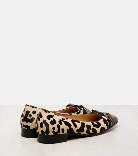 Valentino Valet Du Roi calf hair ballet flats 2