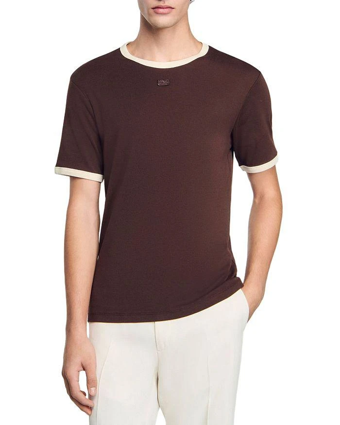 Sandro Logo Ringer Tee 1