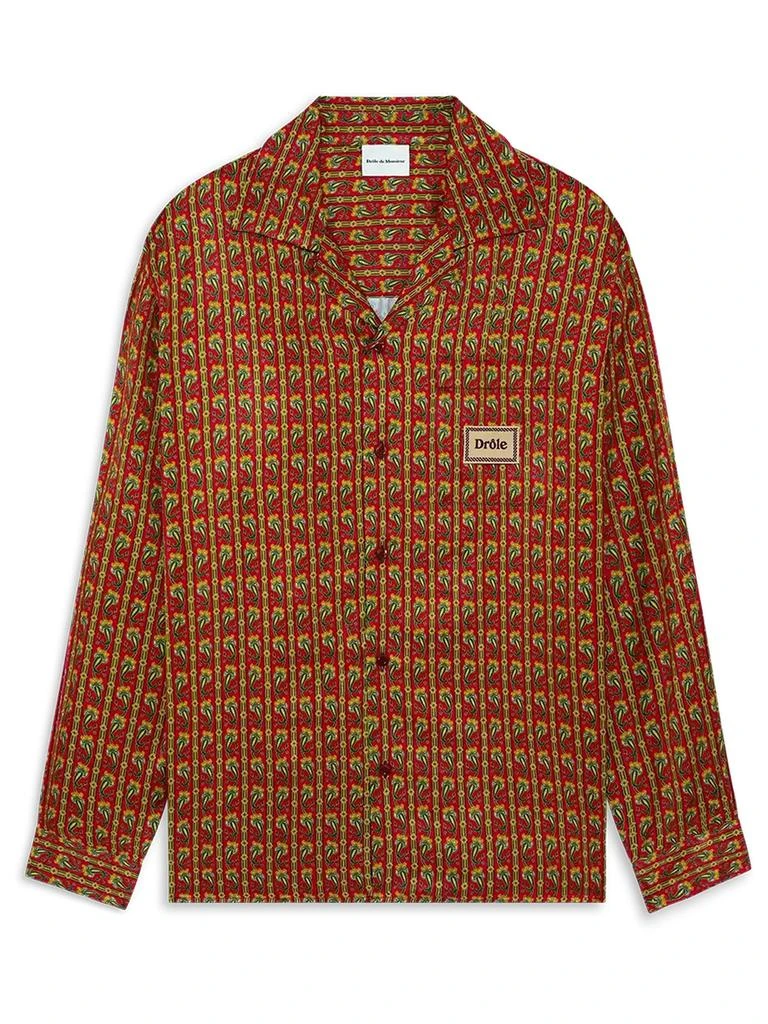 Drôle de Monsieur Drole De Monsieur - Printed Viscose Shirt
