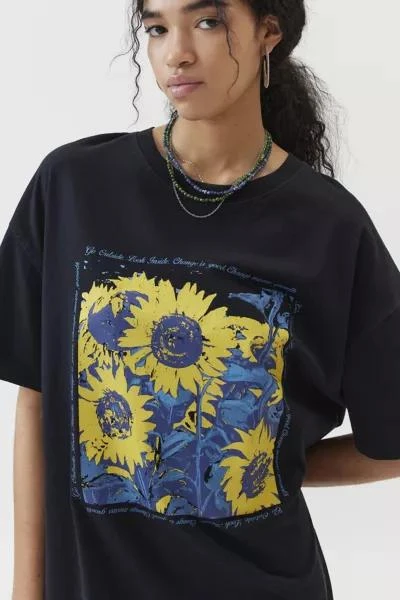Urban Outfitters Sunflower Tunic T-Shirt Dress 3