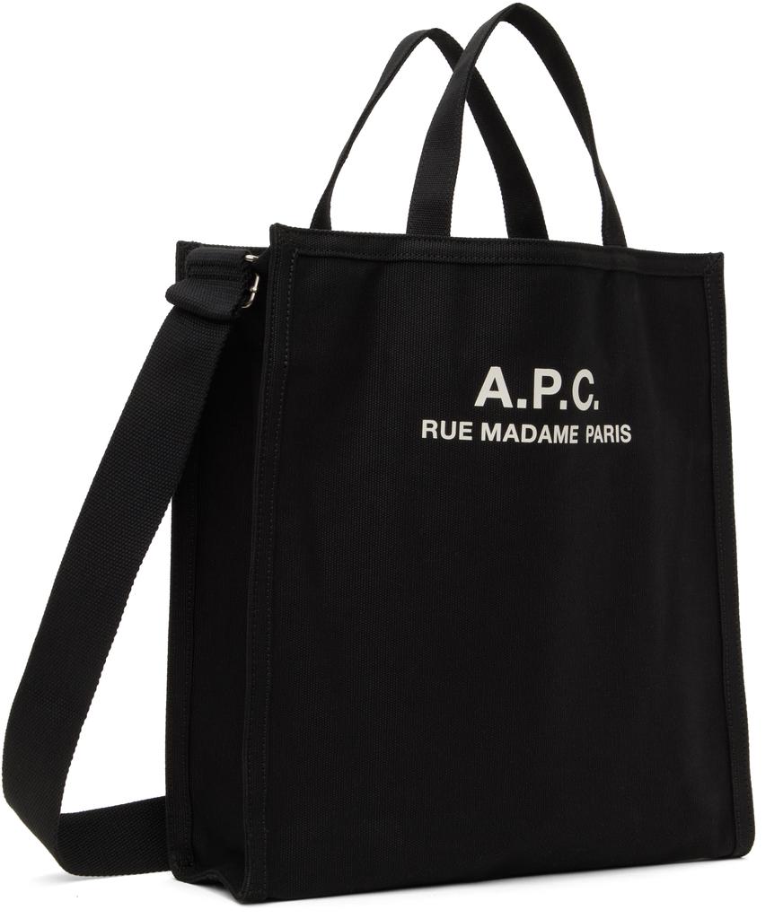 A.P.C. Black Recuperation Shopping Tote