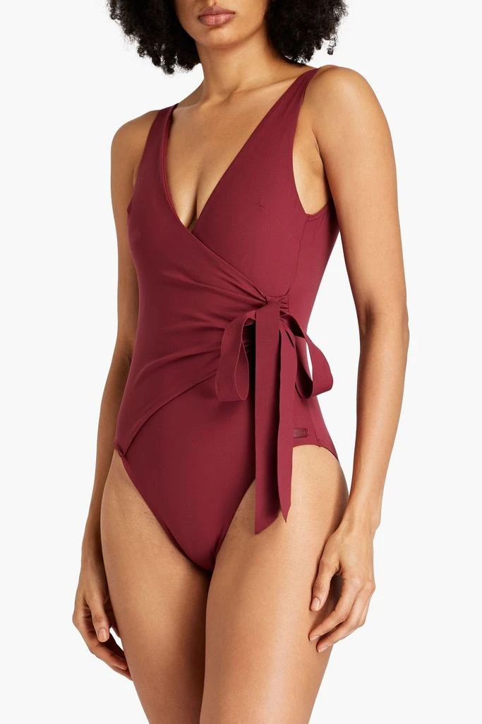 Separates Sculpt wrap-effect swimsuit – On Sale Now with Up to 50